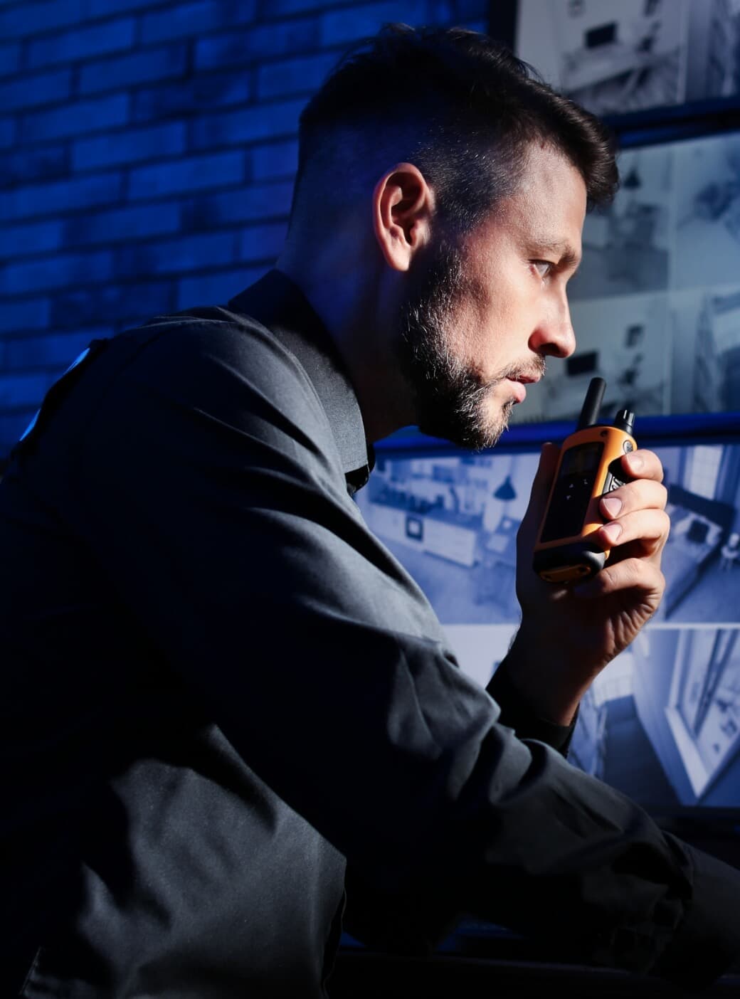 Security guards providing service